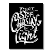 Lazer Kesim Metal Duvar Dekoru Dont Stop Chasing The Light Metal Duvar Tablosu İmza thumbnail 6
