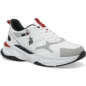 U.S.POLO ASSN SOLIDAR 4PR BEYAZ COMFORT CASUAL ANATOMİK SPOR AYAKKABI - 2
