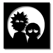 Metal Dekor Rıck and Morty Metal Duvar Tablosu Pop Art thumbnail 6