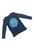 Fenerbahçe Orijinal Lisanslı Yaldızlı Fb Logo Gri Çocuk Sweat - 7