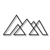 Lazer Kesim Metal Duvar Dekoru Çizgisel Dağ (Linear Mountain) Metal Duvar Tablosu Doğal thumbnail 1