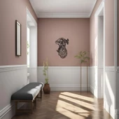 Lazer Kesim Metal Duvar Dekoru Kalp ve Beyin(Heart and Brain) Metal Duvar Tablosu Soyut thumbnail 3