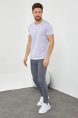 Erkek Relax Baskılı Slim Fit T-Shirt - 5