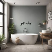 Modern Metal Duvar Sanatı Get Naked Metal Duvar Tablosu İmza - 4