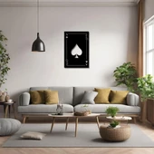 Özel Tasarım Metal Tablolar As (Ace) Metal Duvar Tablosu Casino thumbnail 4