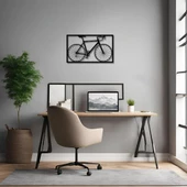 Özel Tasarım Metal Tablolar Bisiklet 2 (Bicycle 2) Metal Duvar Tablosu Sanat - 3