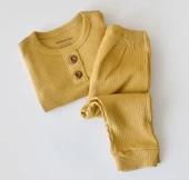 Bebek Pantolon ve Uzun Kollu Tişört Seti, Bebek ve Yenidoğan Serisi - CSYM11505 - 4
