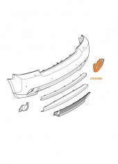 RANGE ROVER VOGUE ÖN TAMPON ALT SAKAL SAĞ 2010 - 2012  LR020485R - 2