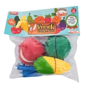 Birlik Oyuncak 10 Parçalı Kesilebilen Meyveli Yemek Dünyası URT007-PVC1A - 1