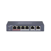 HIKVISION DS-3E0106P-E/M 6 Port 10/100 Yönetilemez 4xPoE Switch - 1