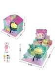 HEPSİLAZIM Işıklı Müzikli Aksesuarlı Oyuncak Ev Seti Kız Oyun Setleri Açılır Kapanır Oyuncak Ev - 1