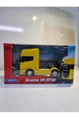 HEPSİLAZIM Diecast Model Araç 9 Cm Scania V8 R730 Metal Çekici Oyuncak Tır Kafa - 3
