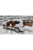 HEPSİLAZIM Diecast Model Araç Metal Oyuncak Araba Toyota Land Cruiser Prado 20 Cm Jeep-far Stop Işık-seslı - 1