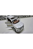 HEPSİLAZIM Diecast Model Araç Metal Oyuncak Araba Toyota Land Cruiser Prado 20 Cm Jeep-far Stop Işık-seslı - 2