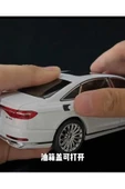 HEPSİLAZIM Model Araç Audi A8 Long Quattro 21 Cm Diecast Metal Oyuncak Araba Işık-Ses & Kaput Bagaj Kapı Açılır - 5