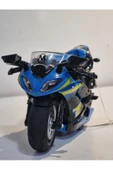HEPSİLAZIM Kawasaki ZX-14 2011 Model Mavi Renkli Oyuncak Motor 13 cm - 1