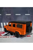 HEPSİLAZIM 12 Cm Metal Model Oyuncak Araba Land Rover Defender Çek bırak Jeep Pubg Jip Kapılar Bagaj Açılır - 7