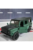 HEPSİLAZIM 12 Cm Metal Model Oyuncak Araba Land Rover Defender Çek bırak Jeep Askeri Jip Kapılar Bagaj Açılır - 1