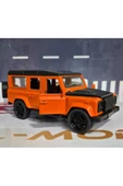 HEPSİLAZIM 12 Cm Metal Model Oyuncak Araba Land Rover Defender Çek bırak Jeep Pubg Jip Kapılar Bagaj Açılır - 5