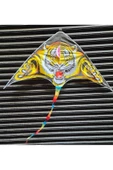 HEPSİLAZIM Büyük Boy Kaplan Uçurtma Tiger Kite 160 cmx75 cm Aslan Uçurma-Kuyruk 120 cm 30 mt ip Dahil - 1