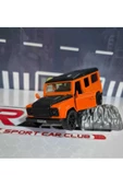 HEPSİLAZIM 12 Cm Metal Model Oyuncak Araba Land Rover Defender Çek bırak Jeep Pubg Jip Kapılar Bagaj Açılır - 1