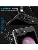 Samsung Galaxy Z Flip 6 Metal Çerçeveli Kamera Koruma Lensi thumbnail 2