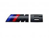 BMW M6 BAGAJ YAZISI SİYAH - 1