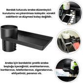 Coofbe Araç İçi Ayarlanabilir Bardak Tutucu Araç İçi Organizer Araç Bardaklık Tutucu - 2