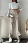 mintev Kargo Cepli Palazzo Trend Pantolon - 3