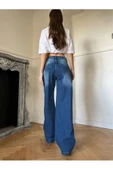 mintev Baggy Bol Kesim Jean Palazzo Pantolon - 3