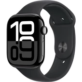 Apple Watch Series 10 Gps 46MM Jet Black Aluminium Case With Black Sport Band - M/l - 1
