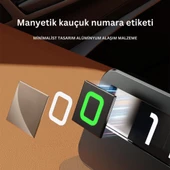 Coofbe Premıum Deri Alaşım Gizlenebilir Araç Park Telefon Numaratörü Geçici Park Telefon Numaratörü - 3
