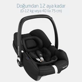 Maxi-Cosi Soho-Cabriofix i-Size Ana Kucaklı Ultra Kompakt  Seyahat Sistem Bebek Arabası Grey-Black thumbnail 6
