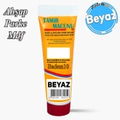 Ahşap Parke Tamir Macunu Beyaz Mobilya Dolgu Çatlak Çizik Giderici 200 Gr Kullanıma Hazır Macun - 1