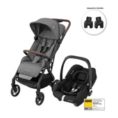 Maxi-Cosi Soho-Cabriofix i-Size Ana Kucaklı Ultra Kompakt  Seyahat Sistem Bebek Arabası Grey-Black thumbnail 1