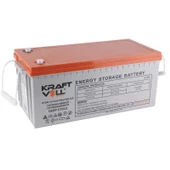 Kraftvoll 12V 208AH(10HR),220AH(20HR) Plus Cd Deep Cycle Gel Akü 18070008 thumbnail 1