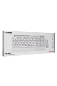 Everest 2.4 Ghz Kablosuz Standart Klavye Mouse Seti 1600 Dpi Beyaz KM-9676 - 5