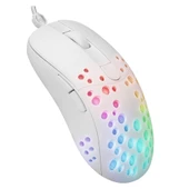 Altec Lansing ALGM7622 Beyaz USB Kablolu 6 Tuşlu Renkli Led Işıklı 8000DPI Gaming Oyuncu Mouse thumbnail 1