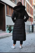 Günlük Kışlık Şişme Tam Boy Kadın Mont thumbnail 7