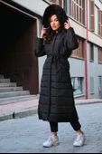 Günlük Kışlık Şişme Tam Boy Kadın Mont thumbnail 1