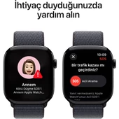 Apple Watch Series 10 Gps 46MM Jet Black Aluminium Case With Ink Sport Loop - 6