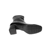 YAZKIŞ Kadın Siyah Rugan Desen16cm Bilek Boyu Yandan Fermuarlı 6cm Kalın Topuk Kut Burun Topuklu Bot thumbnail 4