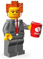 Lego Minifigür - Lego Movie Seri 1 - 71004 - President - 1