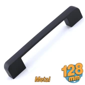 Radus Siyah Metal Kulp 128 mm -12.8 cm Mobilya Çekmece Mutfak Dolabı Dolap Kulpları Kulbu Kulpu thumbnail 1