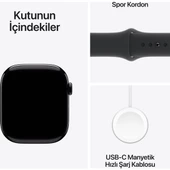 Apple Watch Series 10 Gps 42MM Jet Black Aluminium Case With Black Sport Band - M/l - 9