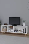 Midoser Bohem Serisi Natura Mat Beyaz Tv Ünitesi - 4