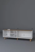 Midoser Bohem Serisi Garden Meşe - Beyaz Tv Ünitesi - 8