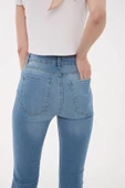 FASHION FRIENDS KADIN PAÇASI YIRTMAÇLI DENİM PANTOLON 23Y-PNT0298K1 - 6