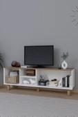 Midoser Bohem Serisi Garden Meşe - Beyaz Tv Ünitesi - 4