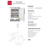 Teka RSF 41160 BU Tezgah Altı Ankastre Dondurucu - 4